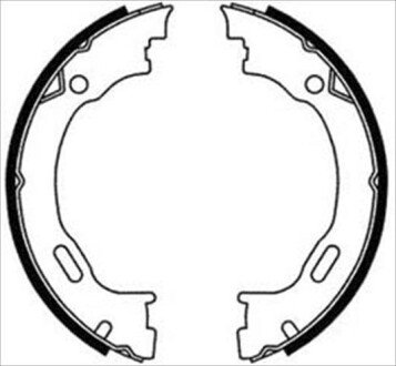 Гальмівні колодки барабанні S STARLINE BC 08720