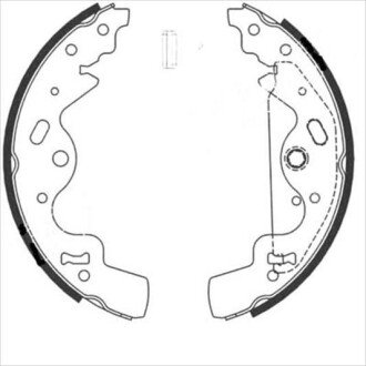 Гальмівні колодки барабанні S STARLINE BC 08820