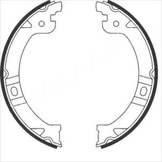 Гальмівні колодки барабанні S STARLINE BC 08950
