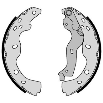 Гальмівні колодки барабанні S STARLINE BC 09190