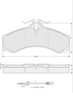 Гальмівні колодки дискові S STARLINE BD S061