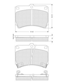 Гальмівні колодки дискові S STARLINE BD S063