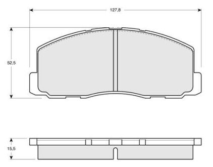 Гальмівні колодки дискові S STARLINE BD S119