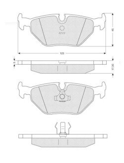 Гальмівні колодки дискові S STARLINE BD S131