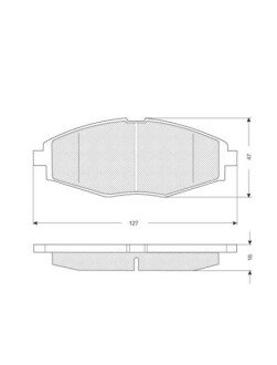 Гальмівні колодки дискові S STARLINE BD S134