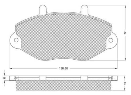 Гальмівні колодки дискові S STARLINE BD S137