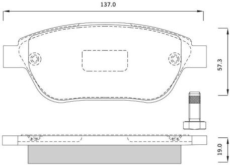 Гальмівні колодки дискові S STARLINE BD S248