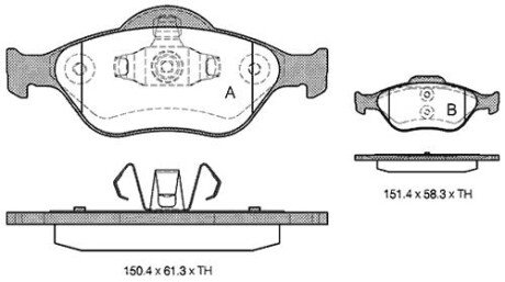 Гальмівні колодки дискові S STARLINE BD S306