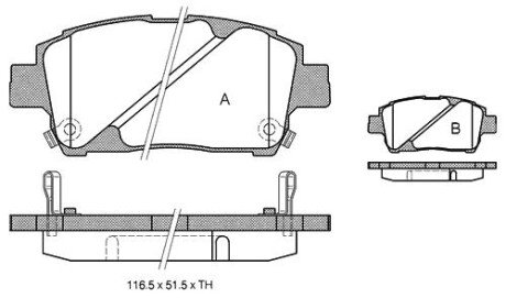 Гальмівні колодки дискові S STARLINE BD S321