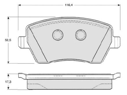 Гальмівні колодки дискові NOTE S STARLINE BD S331