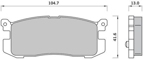 Гальмівні колодки дискові S STARLINE BD S386