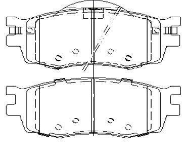 Гальмівні колодки дискові S STARLINE BD S457