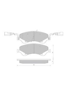 Гальмівні колодки дискові S BD S408 STARLINE BD S849P