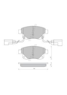 Гальмівні колодки дискові S BD S402 STARLINE BD S850P