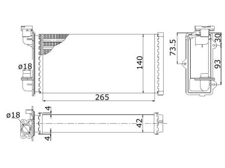 Радіатор опалення A BW 6022 STARLINE BW6022