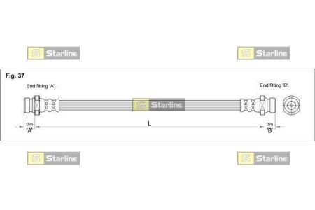 Гальмівний шланг S STARLINE HA BD.1251