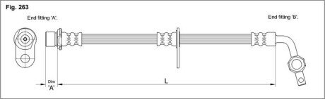 Гальмівний шланг S STARLINE HA EB.1200.1