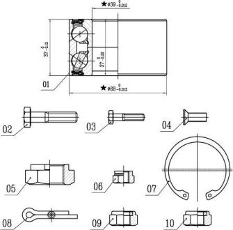 Підшипник колісний S STARLINE LO 00575