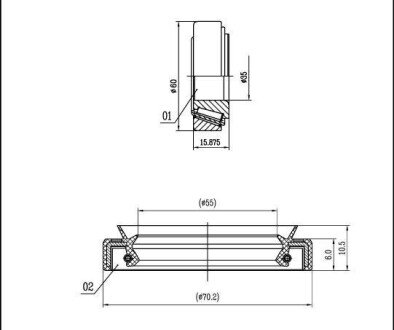 Підшипник колісний S STARLINE LO 01433