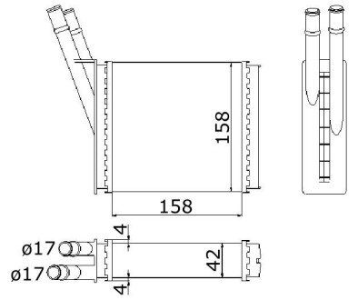 Радіатор опалення A OL 6182 STARLINE OL6182