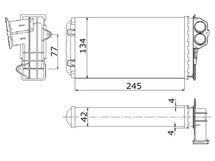 Радіатор опалення A PE 6199 STARLINE PE6199