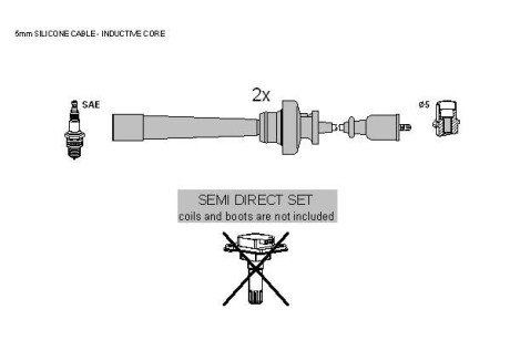 Комплект кабелiв запалювання S STARLINE ZK 5248