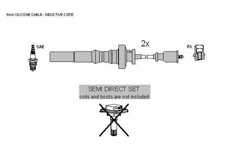 Комплект кабелiв запалювання S STARLINE ZK 5308
