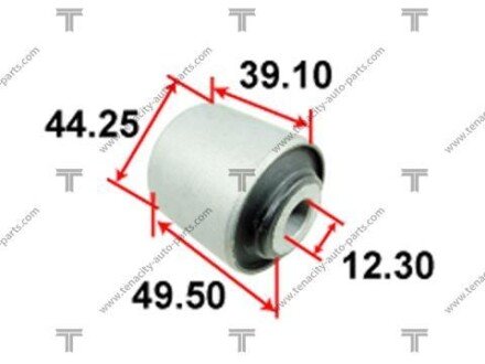 Сайлентблок рычага mazda mazda 6 02-08 TENACITY AAMMA1018