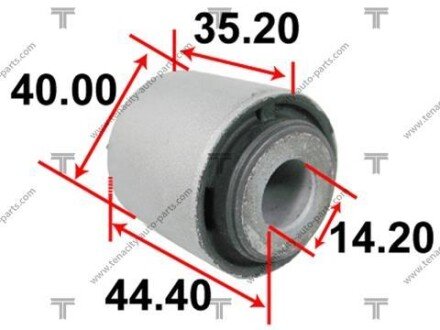 Сайлентблок рычага mazda 6 07-12 TENACITY AAMMA1041