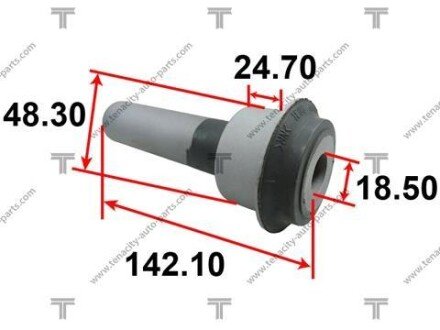 Сайлентблок рычага nissan tiida 06- TENACITY AAMNI1067