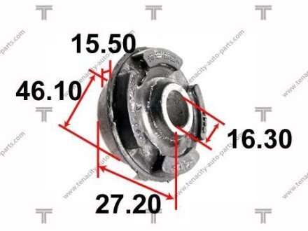 Сайлентблок рычага toyota camry 2.0/2.5 86-90 TENACITY AAMTO1008