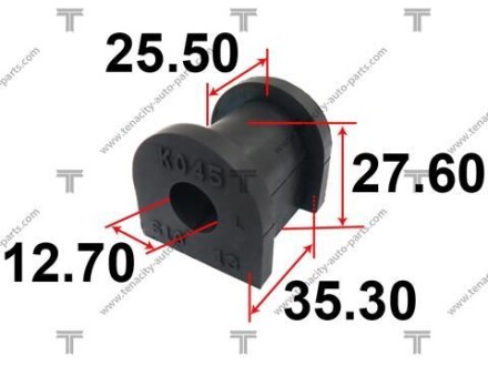 Втулка стабилизатора TENACITY ASBHO1014 (фото 1)
