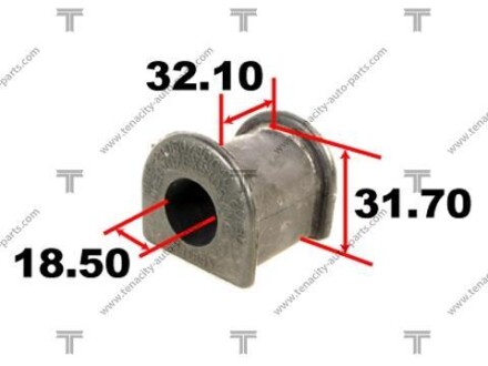 Втулка стабилизатора TENACITY ASBTO1002 (фото 1)