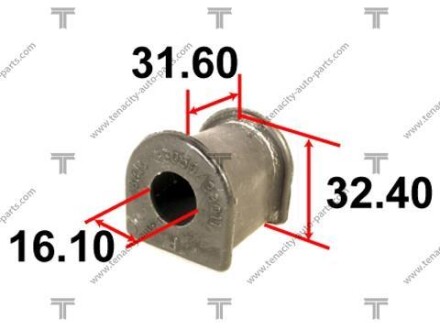 Втулка стабилизатора TENACITY ASBTO1011 (фото 1)