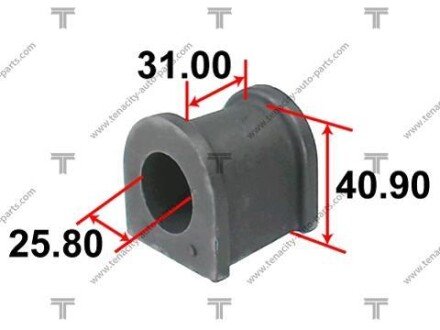 Втулка стабилизатора toyota altezza 00- TENACITY ASBTO1039