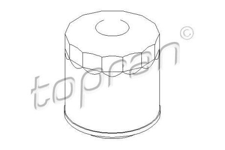 Фильтр масляный TOPRAN TOPRAN / HANS PRIES 101 519