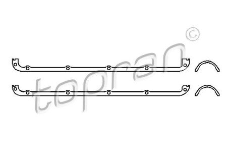Комплект прокладок TOPRAN TOPRAN / HANS PRIES 101526