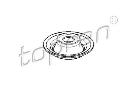 Тарелка пружины подвески TOPRAN TOPRAN / HANS PRIES 103 492