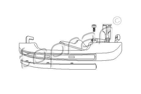 Ручка дверна TOPRAN TOPRAN / HANS PRIES 104178