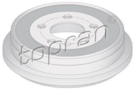 Барабан гальмівний TOPRAN TOPRAN / HANS PRIES 110 039