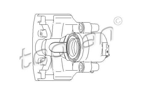 Суппорт тормозной TOPRAN TOPRAN / HANS PRIES 110 288