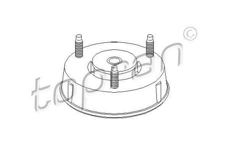 Опора амортизатора TOPRAN TOPRAN / HANS PRIES 302 358