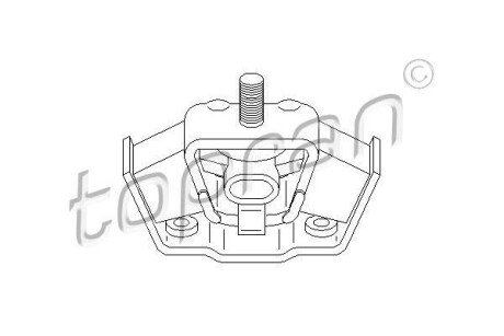 Опора двигателя TOPRAN TOPRAN / HANS PRIES 400 040