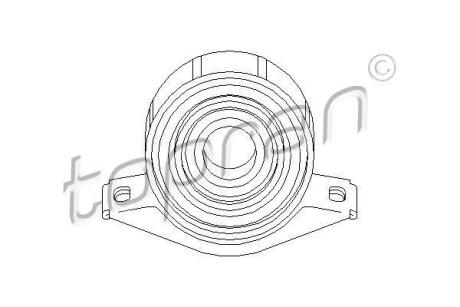 Пiдшипник пiдвiсний TOPRAN TOPRAN / HANS PRIES 400080
