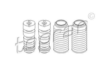 Пылезащитный комплект на 2 амортизатора TOPRAN TOPRAN / HANS PRIES 915 017