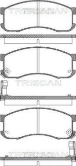 Колодки гальмівні передні TRISCAN 811050165