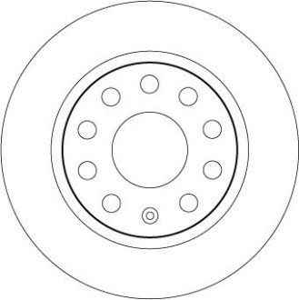 Гальмівний диск TRW DF6553 (фото 1)