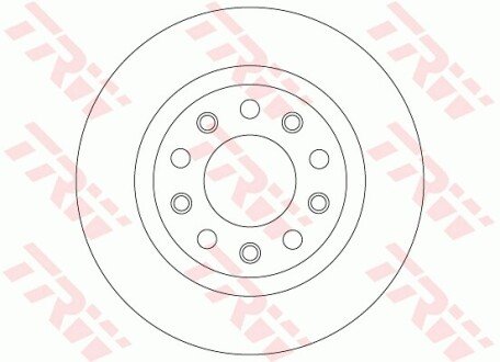 Гальмівний диск TRW DF8070