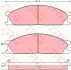 Гальмівні колодки, дискові TRW GDB1017 (фото 1)