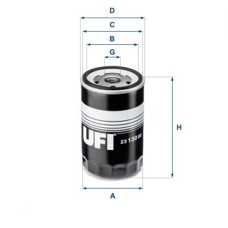 Масляний фiльтр UFI 23.130.00